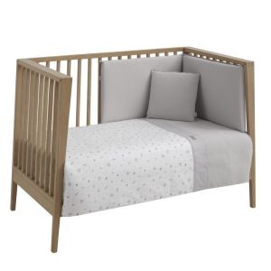 Jgo 2 Pcs.f.nordica Cuna 60 Ardi Gris 100x140x3 Cm - Cambrass