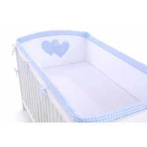Protector de Cuna XXL My Sweet Baby - Corazones a Cuadros