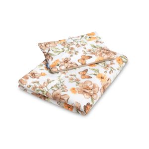 Juego de edredón y almohada para Cuna Sensillo Velvet Cot Set Beige