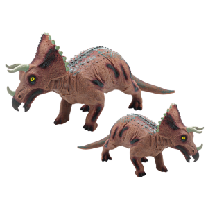 Figura Grande de Dinosaurio Triceratops con Sonido 36 cm