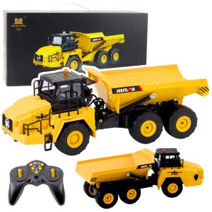 Camión Volquete RC Huina 1553 Amarillo 1:16