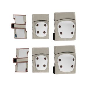 Protectores para Rodillas y Codos Beige Kikkaboo - Seguridad para Niños
