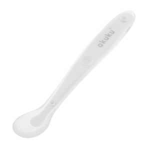 Cuchara de Silicona Akuku para Bebés - Alimentación Segura