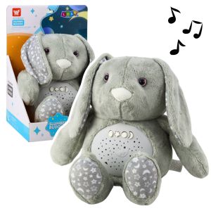 Conejo de Peluche Proyector de Sonido para Dormir