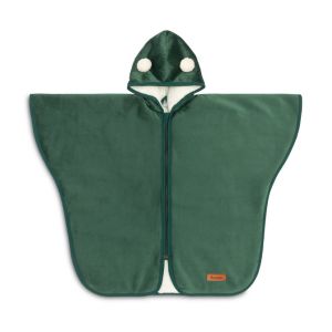 CAR SEAT PONCHO PLUSH GREEN