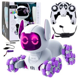 Perro Robot Interactivo con Control Remoto y Luces 360°