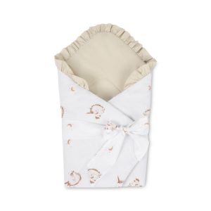 Manta envoltura para bebé Unicornio Beige de Sensillo con bonito diseño
