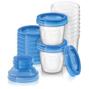 Contenedores de Alimentos Philips Avent 180ml - 10 Piezas