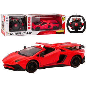 Coche Deportivo RC 1:12 con Puertas Abatibles Rojo