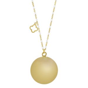 Llamador de Ángeles Proudmama Fine Gold/Brown - Joyas para Embarazadas