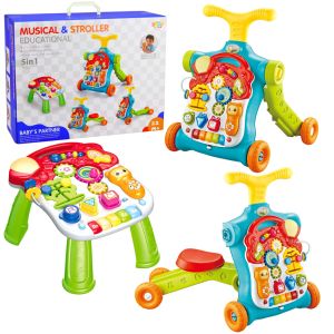Andador Pusher Scooter Mesa Educativa Interactiva 5 en 1