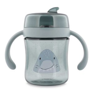 Taza 360° con asas Mr. Shark de Trixie - Ideal para bebés