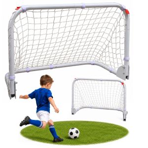 Portería de fútbol Lean sport de 90 x 60 x 50 cm para jugar