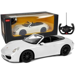Coche teledirigido Porsche 911 Carrera S Rastar 1:12 Blanco
