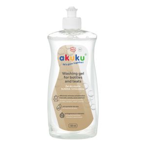 Gel Limpiador de Biberones y Chupetes Akuku - 500 ml