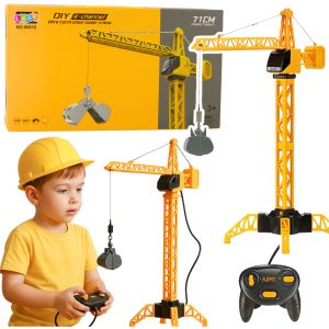 Grúa de Construcción Control Remoto 71 cm con Rotación 360°