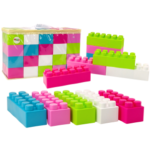 Bloques de construcción grandes Lean toys con 20 piezas y pegatinas