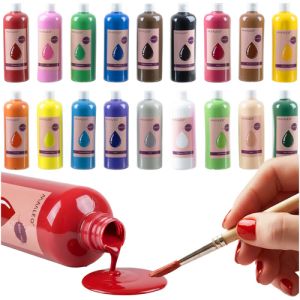 Pinturas para cartel MAALEO 18 colores 500 ml - Set completo