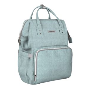 Bolsa de mamá Siena Menta Claro Kikkaboo - Funcional y Elegante