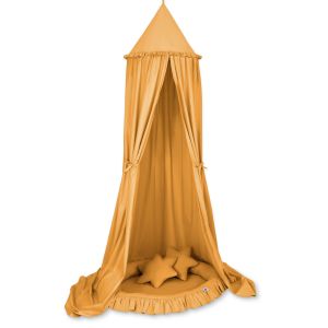 Set de Dosel de Algodón y Nido My Sweet Baby - Amarillo Miel