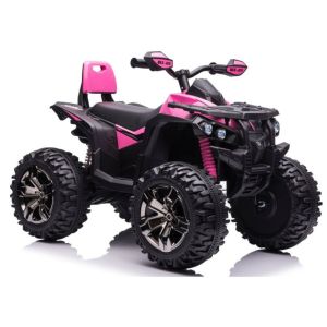 Quad Eléctrico Infantil QLS-3288 Rosa con Luces y Radio FM