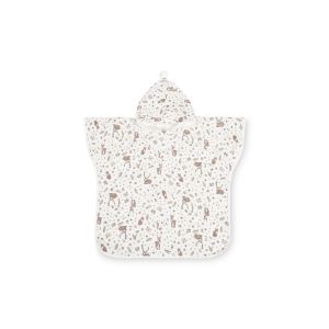 Poncho de Muselina para Bebé Sensillo - Bunnies White