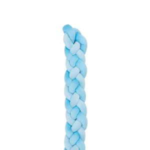 Protector trenzado 180cm Kikkaboo - Cojín de lujo azul