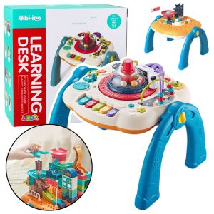 Mesa Educativa Interactiva 2 en 1 Azul para Niños