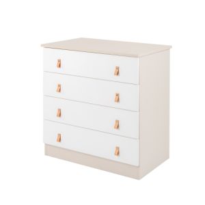 Cómoda Elon Beige Kikkaboo para Bebé con 4 Cajones