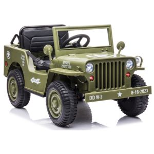 Coche Eléctrico Infantil JH-103 Verde Oliva 12V