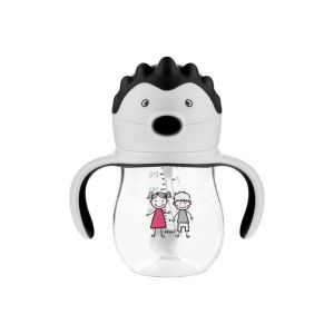 Vaso Antiderrame Akuku 250 ml con Pajita Ponderada y Manijas