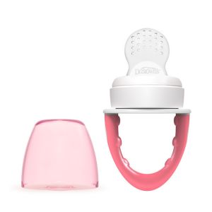 Chupete y Mordedor Silicona Dr brown's en rosa, ideal para bebés