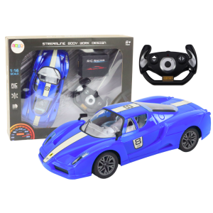 Coche Deportivo Teledirigido 1:16 R/C Azul