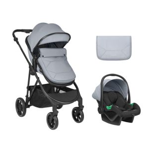 Carrito de Bebé 3en1 con Asiento Transformable Kikkaboo