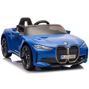 Coche Eléctrico Infantil BMW i4 4x4 con Control Remoto Azul