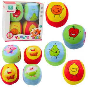 Set de Pelotas Suaves para Niños con Frutas 4 Piezas