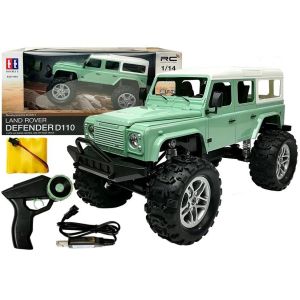 Coche teledirigido Jeep verde Double e a escala 1:14, vista principal