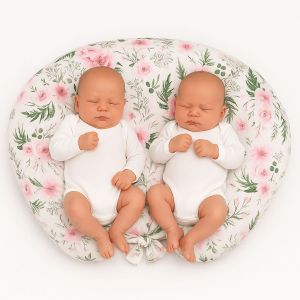 Almohada de Lactancia Gemelar My Sweet Baby - Rosa Peonía