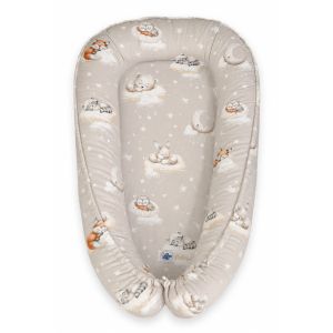 Nido para bebé reversible Bosque Centelleante – Cocoon Premium para recién nacidos
