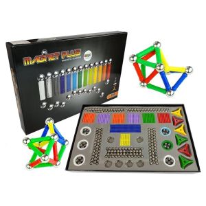 Set de Bloques Magnéticos Magnastix 560 con Tablero