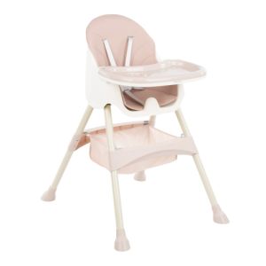 Trona 2en1 Brie Rosa Kikkaboo - Versatilidad y Comodidad