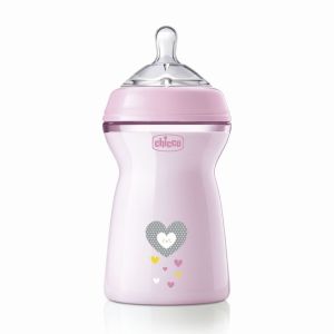 Biberón Chicco NaturalFeeling 330ml 6+ Niña - Alimentación Saludable