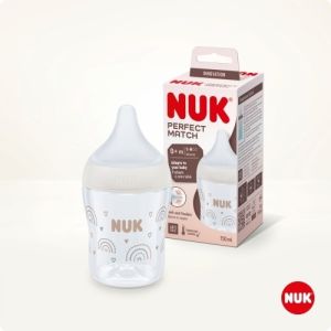 Biberón Nuk Perfect Match Silicone 150ml para Bebés