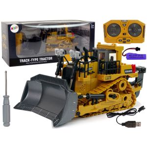 Bulldozer Control Remoto 2.4G con Cubo Movible