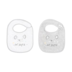Set de 2 baberos de rizo para bebé Kikkaboo - Joyful Mice