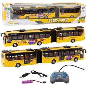 Autobús escolar articulado control remoto 1:32