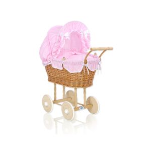 Pram de Muñeca de Mimbre My Sweet Baby - Elegancia Natural
