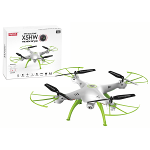 Drone RC X5HW Blanco y Verde