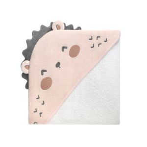 Toalla con capucha Kikkaboo Hedge-hugs para bebé 90x90 cm