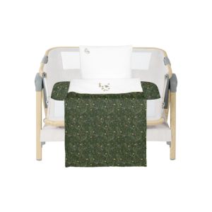 Juego de Cama Minicuna 5 Piezas Secret Garden Verde Kikkaboo
